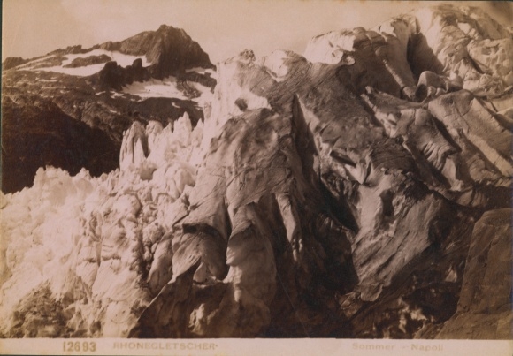 Photo Canton of Valais, Rhone Glacier, August 1896
