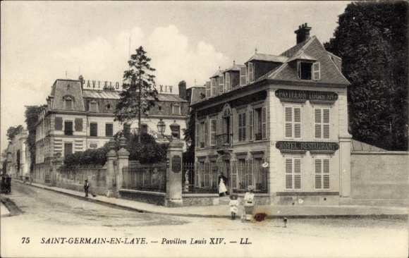 Ak Saint Germain en Laye Yvelines, Pavillon Louis XIV