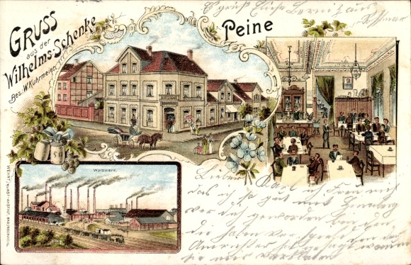 Chromo-Litho Peine in Lower Saxony, Wilhelms-Schenke, owner W. Kuhrmeier, rolling mill