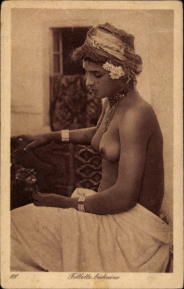 Ak Fillette bedouine, Araberin, Busen, Maghreb