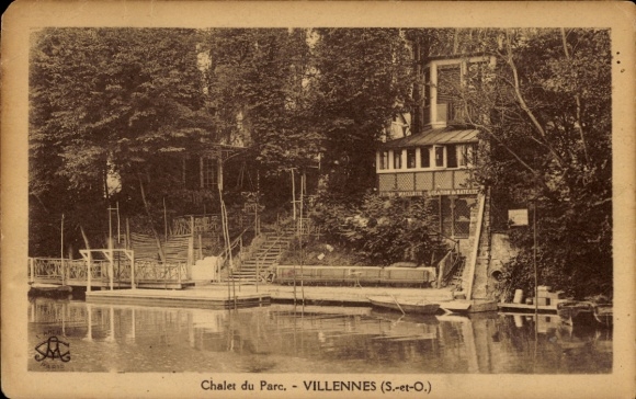 Postcard Villennes sur Seine Yvelines, Chalet du Parc, VILLENNES (S.-et-O.)