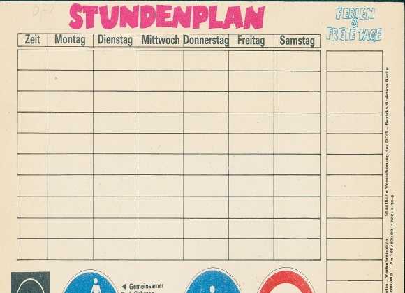 timetable, road safety education, cycling, traffic signs