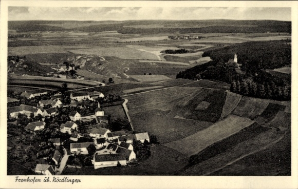 Ak Fronhofen Fronreute in Württemberg, Fliegeraufnahme