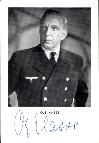 Ak Schauspieler O. E. Hasse, Portrait, Autogramm, Canaris, Uniform