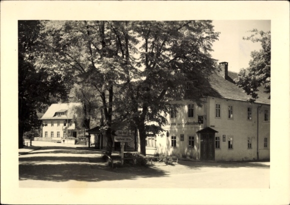 Ak Leutenberg in Thüringen, Gaststätte Zur Friedensburg