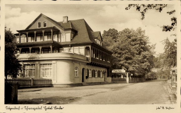 Ak Sitzendorf in Thüringen, Hotel zur Linde