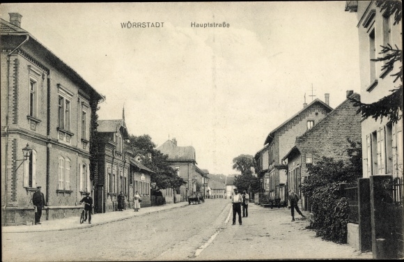 Postcard Wörrstadt in Rheinhessen, main street