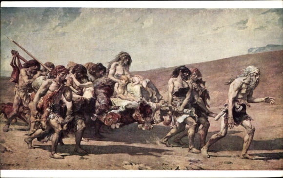 Artist Postcard Cormon, Cain