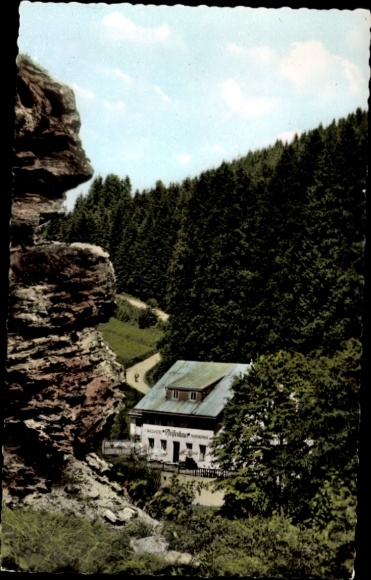 Ak Warmensteinach Oberfranken Bayern, Waldhotel Pfeiferhaus im Steinachtal