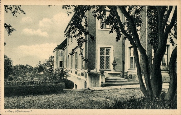 Postcard Zangberg in Upper Bavaria, Educational Institute of the Salesian Sisters of St. Joseph, Am Brünnerl