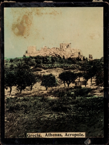 Photo Athens Greece, view of the Acropolis