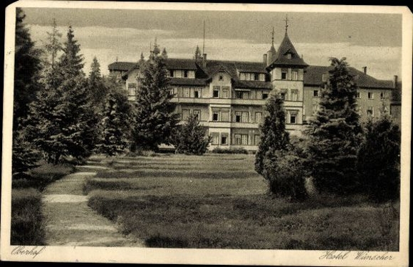 8 old PCs Oberhof in Thuringia, various views