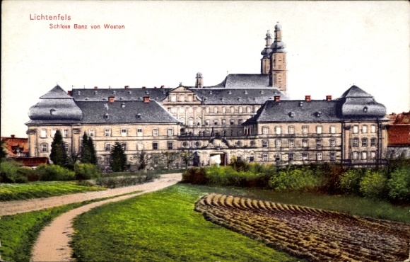 Postcard Bad Staffelstein am Main Upper Franconia, Banz Castle