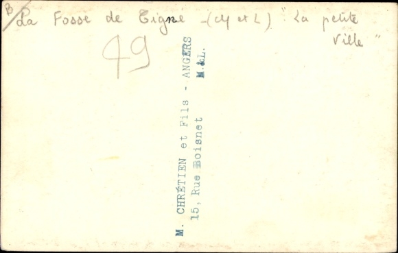 Photo Maine et Loire, La Fosse de Cigne, La petite Villa