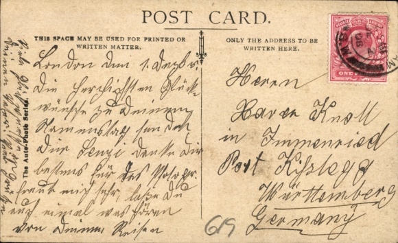 Postcard London, The Tram Terminus, Hampton Court