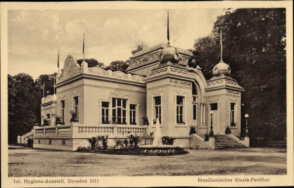 KP Dresden, Int. Wystawa higieny 1911, brazylijski pawilon państwowy