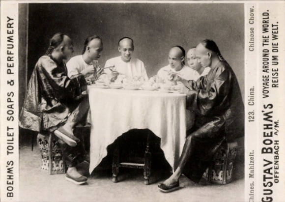 Photo China, Chinese Eating, Advertising Boehm's Toilet Soaps