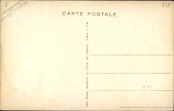 Postcard Billancourt Hauts de Seine, The Kellner Factory, Exit of the Workers