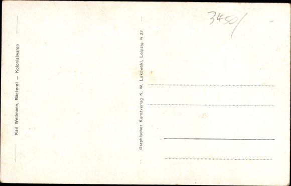 Postcard Holzminden on the Weser, Dürrenstrasse at the corner of Grimmenstein, Wellmann shop, Allersheimer Strasse