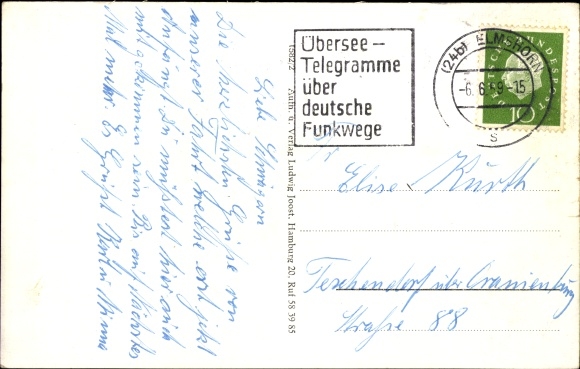 Ak Elmshorn in Sleeswijk-Holstein, Gerberstrasse en Reeperbahn