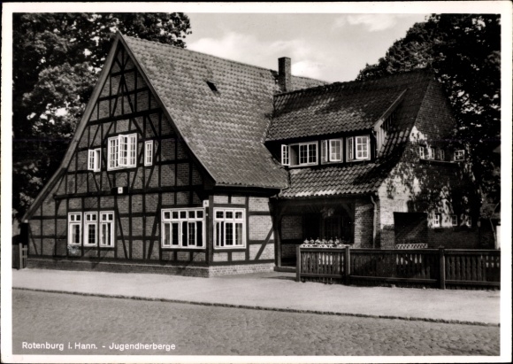Postcard Rotenburg an der Wümme, youth hostel