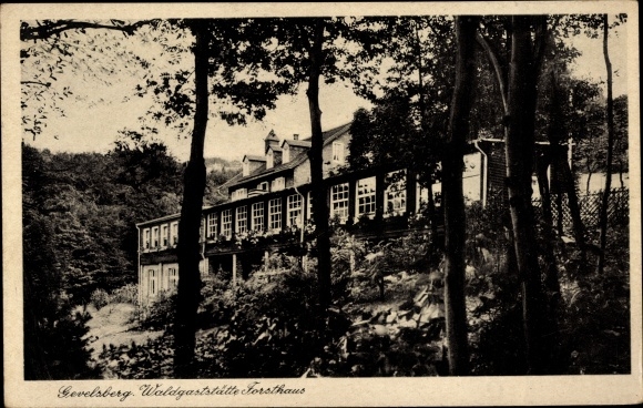 Ak Gevelsberg in het Ruhrgebied, bosrestaurant Forsthaus
