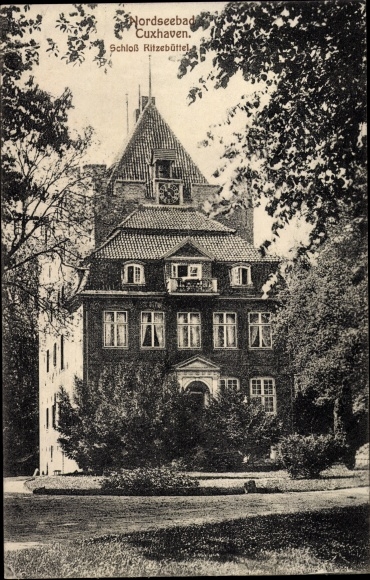 Postcard Ritzebüttel Cuxhaven in Lower Saxony, Ritzebüttel Castle