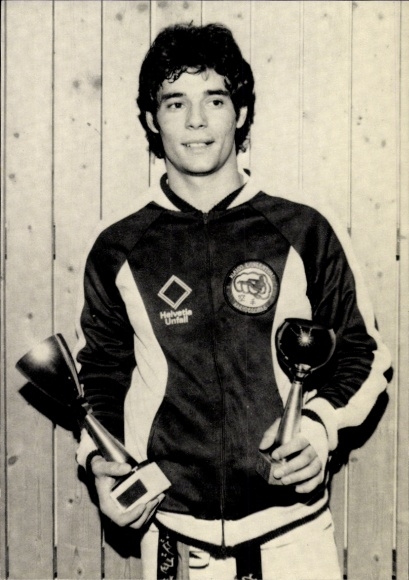 Postcard Karate Master Javier Gomez, Portrait, Winner