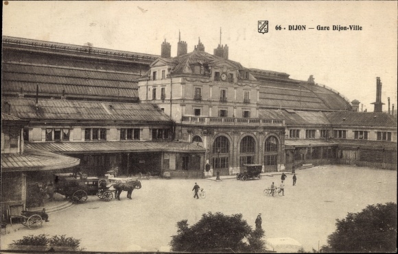Postcard Dijon Côte d&#39;Or, Dijon Ville station