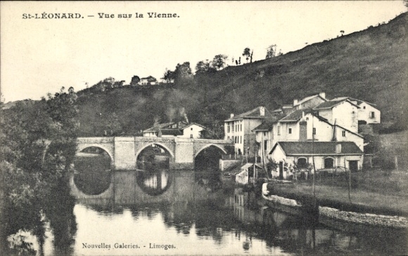 KP Saint Léonard de Noblat Haute Vienne, la Vienne, most