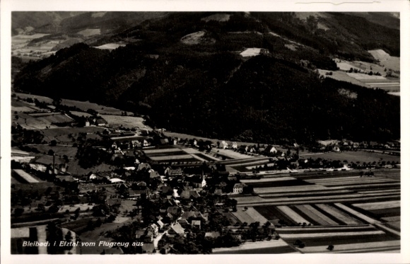Postcard Elztal in the Odenwald, aerial photo