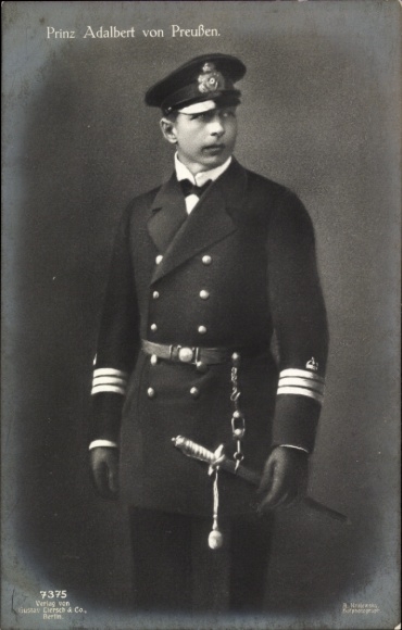 PC Adalbert Prince of Prussia, portrait in uniform, NPG 7375
