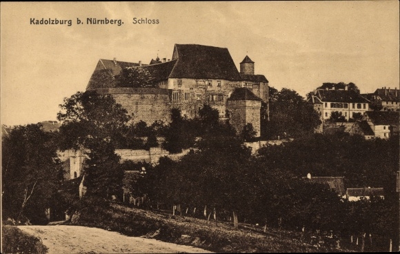 Ansichtkaart Cadolzburg in Midden-Franken, kasteel