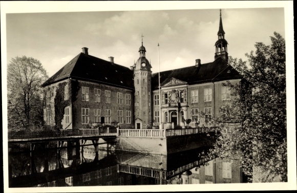 Postcard Gödens Sande in Friesland, Gödens Castle