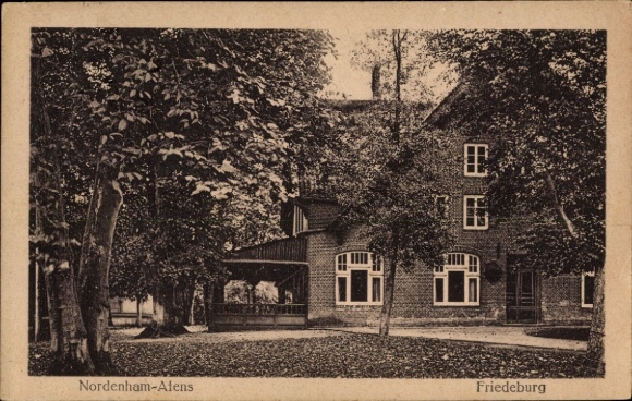 Postcard Atens Nordenham in Oldenburger Land, Friedeburg