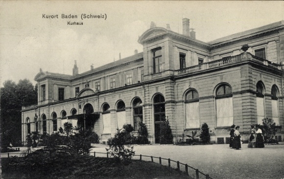 Ak Baden Kanton Aargau Schweiz, Kurhaus