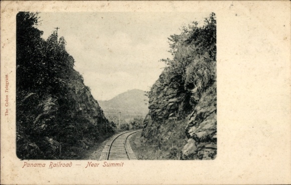 Ak Panama, Eisenbahngleise