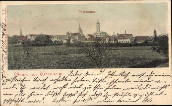 PC Uffenheim in Middle Franconia, view of the place
