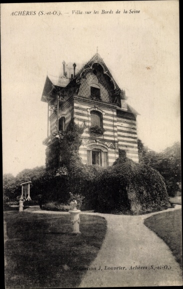 Postcard Acheres Yvelines, Villa on the Banks of the Seine