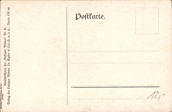 Artist Postcard Zille, Heinrich, Berlin, Female Postillions