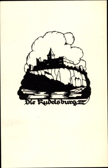 Paper cut PC Bad Kösen Naumburg an der Saale, Rudelsburg