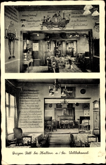 Ak Haltern am See Westfalen, Gasthaus Drügen Pütt, Bes. Aug. Alte Ruthemeyer