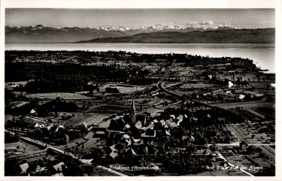 Ak Eriskirch Bodensee, Fliegeraufnahme