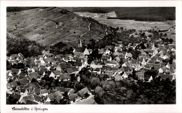 Postcard Ehrenstetten Ehrenkirchen im Breisgau, aerial photograph