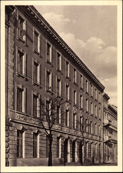 Postcard Berlin Spandau Siemensstadt, administration building for the technical office