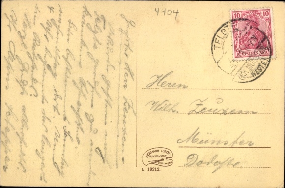 Postcard Telgte in Westphalia, Emspartie and parish church