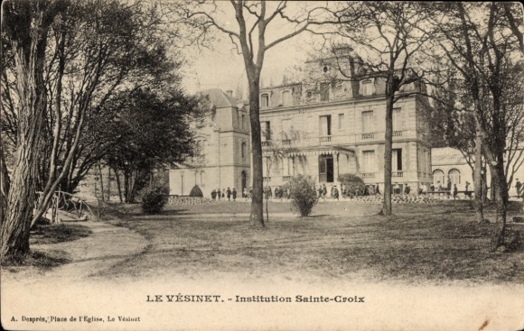 Ak Le Vésinet Yvelines, Institution Sainte Croix