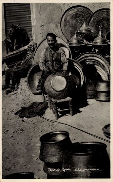 Postcard Syria, boilermaker