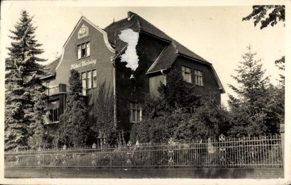 Postcard Berlin Zehlendorf Dahlem, Hotel Welsing at the Botanical Garden, Altensteinstraße 15