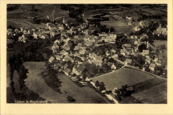 Ak Laaber in der Oberpfalz, Fliegeraufnahme
